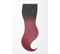 Ombre Clip in Extensions - luxury Quality - 3 pieces - 70g 22" - T1N/bordeaux ombre black brown & bordeaux