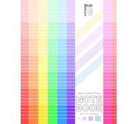 Ombre Colored Paper Notebook: Rainbow College Ruled Colorful Decorative Journal, 8.5" x 11" Book, Perfect for Note Taking, List Writing, Journaling, Planning and Much More