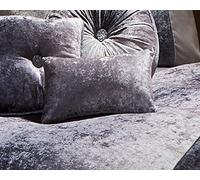 OMBRE Crushed Velvet Diamante Bedding Bedroom Collection by Viceroybedding (Mink Petite Cushion)