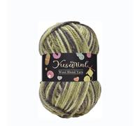 Ombre Gradient Yarn, 30% Wool 70% Acrylic Worsted Weight, 3mm Knitting Crochet Yarn, 100g/110m for Hats, Scarves, Blankets, Amigurumi, Multi-Color Assorted Yarn for Handmade Crafts-Vintage Taupe