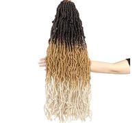 Ombre Hair Extensions Soft 7 Packs 7 Packs Long Crochet Locks Blonde Locs Pre Looped Synthetic Hair Extensions 30 Inch 7pcs #4/27/613
