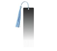 Ombre White to Black Print Wooden Bookmarks Book Markers for Book Lovers Writers Readers Unique Cool 5 Pieces