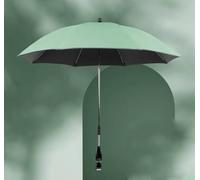 Ombrelle Poussette Universelle, Parasol Anti Uv Pour Landau, Protection UV 50+,Diamètre 85 cm, Flexible et Orientable, Compatible avec la plupart des poussettes (vert)