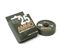 OMC AMMO Camo Braided Hooklink 20m - Carp Fishing Braid 25lb & 50lb