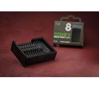 OMC Colne V Needle Point Hooks Curved Pattern - Size 6 Micro Barbed Carp Fishing Hooks with Fine Needle Point