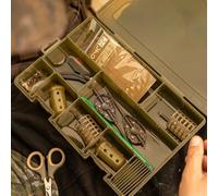 OMC FC Feeder Kit - Complete Feeder Fishing Tackle Box with 6 Feeders, Ready-Tied Rigs & Accessories - Perfect with OMC FC Feeder Combo