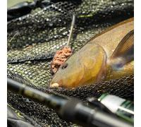 OMC FC Net & Mat Combo - Quick-Fold Landing Net with Fish-Safe Rubber Mesh & Roll-Out Unhooking Mat for Safe and Responsible Angling