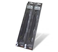 OMC META All-In-1 Fluoro D Rig - Blend Tungsten Tubing & Fluorocarbon Hooklink- 1 Rig Per Pack (Barbed, 4)