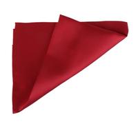 OMCGG 100% Silk Men's Pocket Square Handkerchief, 35 x 35 cm/13.78 x 13.78 Inch Fine Twill Silk Pocket Square Soft Handkerchiefs Men Suit Accessories for Men Tuxedo Business Wedding Party (Wine Red)