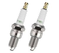 OMCGG 2PCS F7RTC Spark Plug Petrol Mower Replacement for NGK BPR7ES
