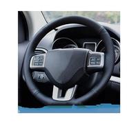 OMDHATU Customized Car Steering Wheel Cover Anti-Slip Leather Braid For Dodge For Grand For Caravan For Journey For Avenger For Durango (Color : Yellow Thread)