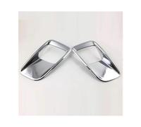 OMDHATU For Peugeot 3008 3008GT 2017-2022 Chrome Rear Trunk Tail Gate Bumper Fog Light Lamp Molding Cover Trim Exterior Kit(Color:Shiny Style)