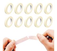 Omeblos 10 Rolls Coloured Masking Tape,White Masking Tape,Painting Tape for Office Home Classroom Handicrafts Murals Aart Lettering and Crafts,DIY Crafts Painting Craft Labeling or Coding 10mm x 13m