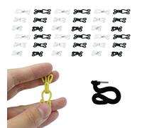 Omeblos 36 Pcs Fabric Covered Hooks,Hook and Eye,Bra Hooks,Hook Fasteners,Sewing DIY Craft Accessories,3 Sizes,for Bra Clothes Skirts Pants Wraps Jackets Thick Leather Clothing Coat Sewing Clothing
