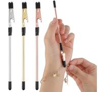 Omeblos Bracelet Helper Tool, 3Pcs Jewelry Helper Tool for Bracelet, Bracelets Buddy Assistance with Hook and Clip Design to Put on Yourself for Jewelry Bracelets Necklace Watch Clasps Zippers Crafts