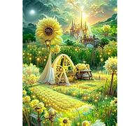 Omeblos Diamond Painting Kits for Adults, Flowers Diamond Art Kits, 5D Diamond DIY Diamond Painting, Full Drill Diamond Flowers Kit, Gem Art Kits for Home Wall Decor 30x40cm