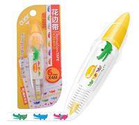 Omeblos Glue Roller, Correction Tape, DIY Cute Animals Press Type Decorative Tape Pen, for Scrapbooking, Diary, Stickers with Creative Cartoon Design for Kids & Adults Creative Pattern Correction Pen
