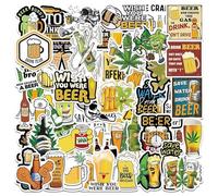 Omeblos Kids Stickers,Laptop Stickers,Waterproof Vinyl Laptop Stickers for Children,Funny Beer Cartoon Stickers for Laptop Skateboard Water Bottle Guitar Travel Gift Car Cup Luggage Phone 50 Sheets