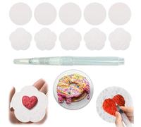 Omeblos Magic Foam Texture Painting Kit, Magic Puffy Paint 3D Drawing Magic Canvas Sponge, DIY Bubble Drawing Pens Creative Art Supplies with 10 Piece DIY 3D Foam Texture Painting Paper 1 Water Pens