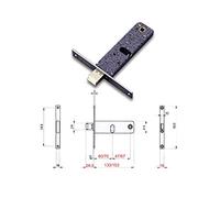 Omec 790 Insert Lock E70 Oval Cylinder F16