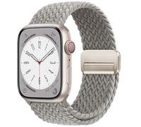 OMECKY Braided Magnetic Band Compatible with Apple Watch Series 10 42mm 46mm 9mm 8mm 7mm 6mm 50mm 41mm 44mm 45mm 490mm inch, for women and men, Ceramic, 44mm/45mm/49mm/46mm(series 11/10), Modern