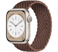 OMECKY Elastic Braided Solo Loop Compatible with Apple Watch Bands 9 8 7 6 5 4 3 48mm 40mm 41mm 42mm 44mm 49mm for Women Men Beautiful Elastic Sports Wristband, XS - 42/44/45/49mm fits 150-160mm