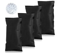 OMECO Dehumidifier Car Cushion 2000 g Reusable Silica Gel Dehumidifier Granules Pack, Against Moisture and Fog in the Car, Eliminate Unpleasant Odours for Cellars, Cabinets, Car, 4 x 500 g