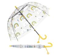omedecal Clear Bubble Umbrella for Kids Girls & Boys, Rainbow