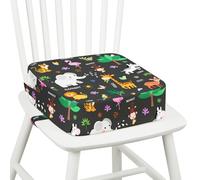 omedecal Toddler Booster Seat for Dining Table, Jungle Animals
