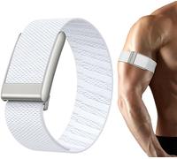 omee Nylon Sport Band Compatible with Whoop 5.0 Bicep Bands One, Peak and Life, Breathable Nylon Adjustable Waterproof Replacement Wristbands Straps for Whoop Band 5.0 - Not Compatible with Gen 4