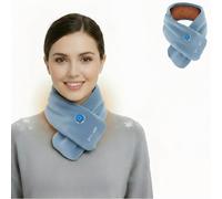 OMEENET USB-Powered Heated Scarf, Graphene 3-Second Heat Neck Warmer, Cordless Heating Pad for Neck Pain Relief, Winter Camping Gifts (Power Bank Not Included)