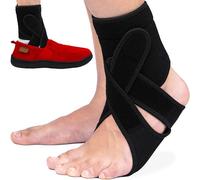 Omeer Left Foot AFO Foot Drop Brace For Walking With Shoes, Socks, Or Barefoot Provides Foot Drop Support For Men Or Women And Also Provides Plantar Fasciitis Relief