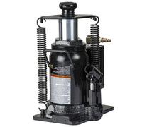 Omega 18206C Black Hydraulic Bottle Jack with Return Springs - 20 Ton Capacity