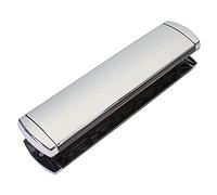 12" Letterplate Door Letterbox UPVC Wood Omega Premium Sprung Heavy Duty 40-80 - Chrome (Polished)
