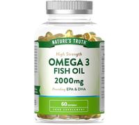Omega 3 Fish Oil 2000mg | 60 Softgels | High Strength Formula Providing EPA & DHA | Nature's Truth