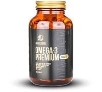 Omega 3 Fish Oil 1200mg (420mg EPA / 300mg DHA) Per Capsule | Premium 60% Ultra Pure Fish Oil Omega 3 | Only 1 Capsule Per Day | 3 Months Supply | GMP | UK Brand | Glass Eco Friendly Package