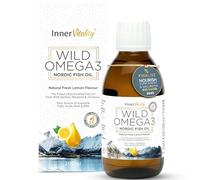Omega 3 Fish Oil Liquid - Natural Fresh Lemon Flavour with NO Fishy Taste