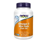 Now Foods – Omega-3 Mini Softgels – 180 Softgels – Qty 1
