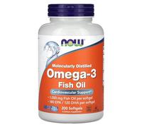 Omega-3, Molecularly Distilled 200 Softgels