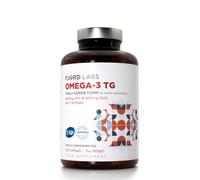 Omega-3 TG Form | IFOS Certified | 900mg EPA + 600mg DHA | 120 Softgels | Heavy metal tested, TG form for higher absorption, Ultra purified, Low oxidation
