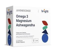 Omega 3 TG, Magnesium, Ashwagandha - SmartAbsorb™ | for Brain Function, Nervous System & Sleep | 28 Daily sachets