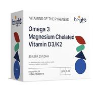 Omega 3 TG, Magnesium, Vitamin D3, Vitamin K2 4000 - SmartAbsorb™ | for Immunity, Brain Function and Bone Health | 28 Daily sachets