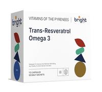 Omega 3 TG, Trans-Resveratrol - SmartAbsorb™ | for Brain Function, Nervous System & antioxidant Support | 56 Daily sachets