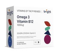 Omega 3 TG, Vitamin B12 - SmartAbsorb™ | for Energy, Brain Function and the Nervous System | 56 Daily sachets