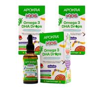 Omega 3 Vegan DHA Drops for Kids - Bundle - 50mL - No Fishy Taste - Preservative Free and Sugar Free. Sustainable Algal Alternative to Fish Oil | APOKRA Kids (3)