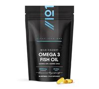 Omega 3 Wild-Caught Fish Oil 2000mg - 660mg EPA 440mg DHA - 90 Softgels - No Additives - Resealable and Recyclable Pouch by Alpha01