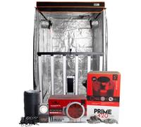 Omega Black 720W LED Grow Tent Kit - 1.2m x 1.2m BAY6 Tent with Full Extraction System, Carbon Filter & Fabric Pots | Complete Indoor Grow Setup with High-Efficiency Full Spectrum LED