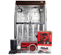 Omega Black 720W Plus LED Grow Tent Kit - 1.2m x 1.2m BAY6 Tent with Full Extraction System, Carbon Filter & Fabric Pots | Complete Indoor Grow Setup with Daisy Chain LED & 0-10V Dimming