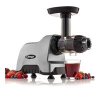 Omega CNC80S Cold Press Juicer Machine, Vegetable and Fruit Juice Extractor and Nutrition System, Triple-Stage Slow Masticating Juicer, 200 W, Silver