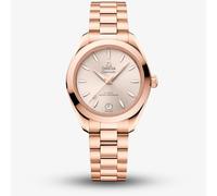 OMEGA Ladies Seamaster Aqua Terra 150m 18ct Rose Gold Watch 220.50.30.20.09.001